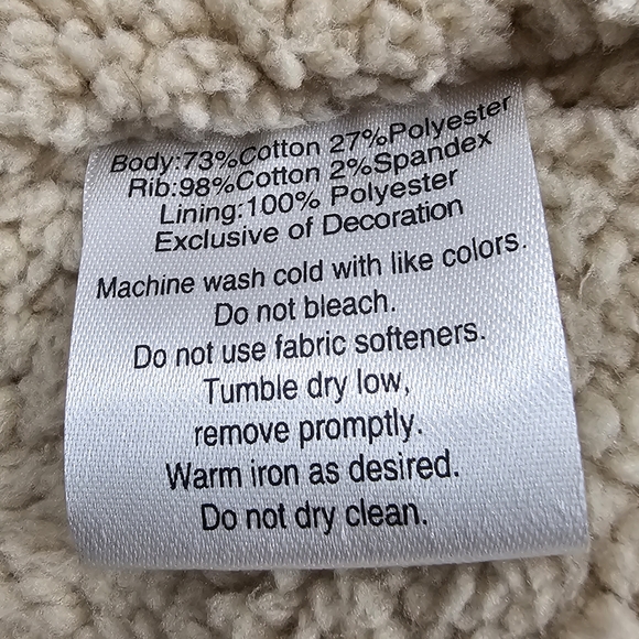 Eddie Bauer Sherpa Lined Coat Men's Size Extra Large Full Zip Mock Neck Jacket - Picture 10 of 13